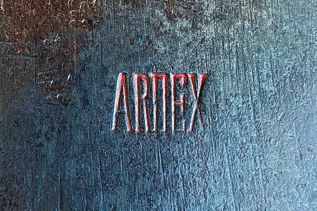 Unique brand mark on Ardex Axe