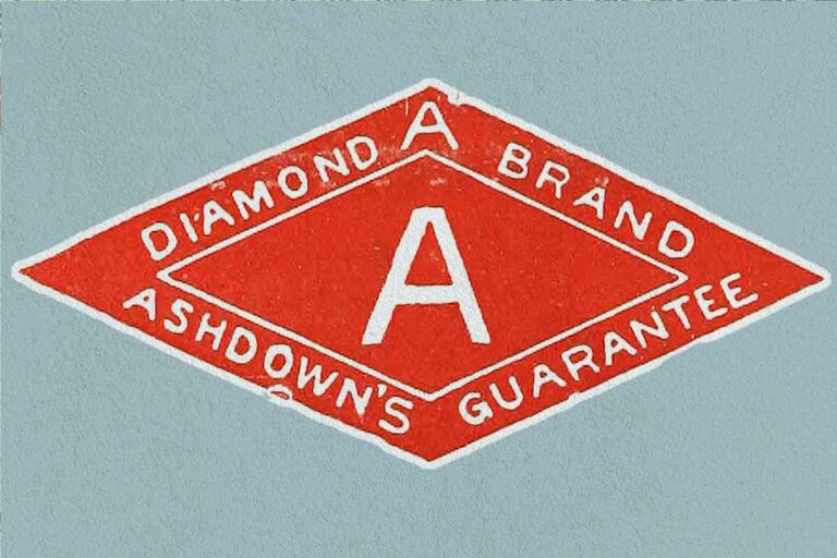 Ashdown's Hardware Diamond A Brand Logo