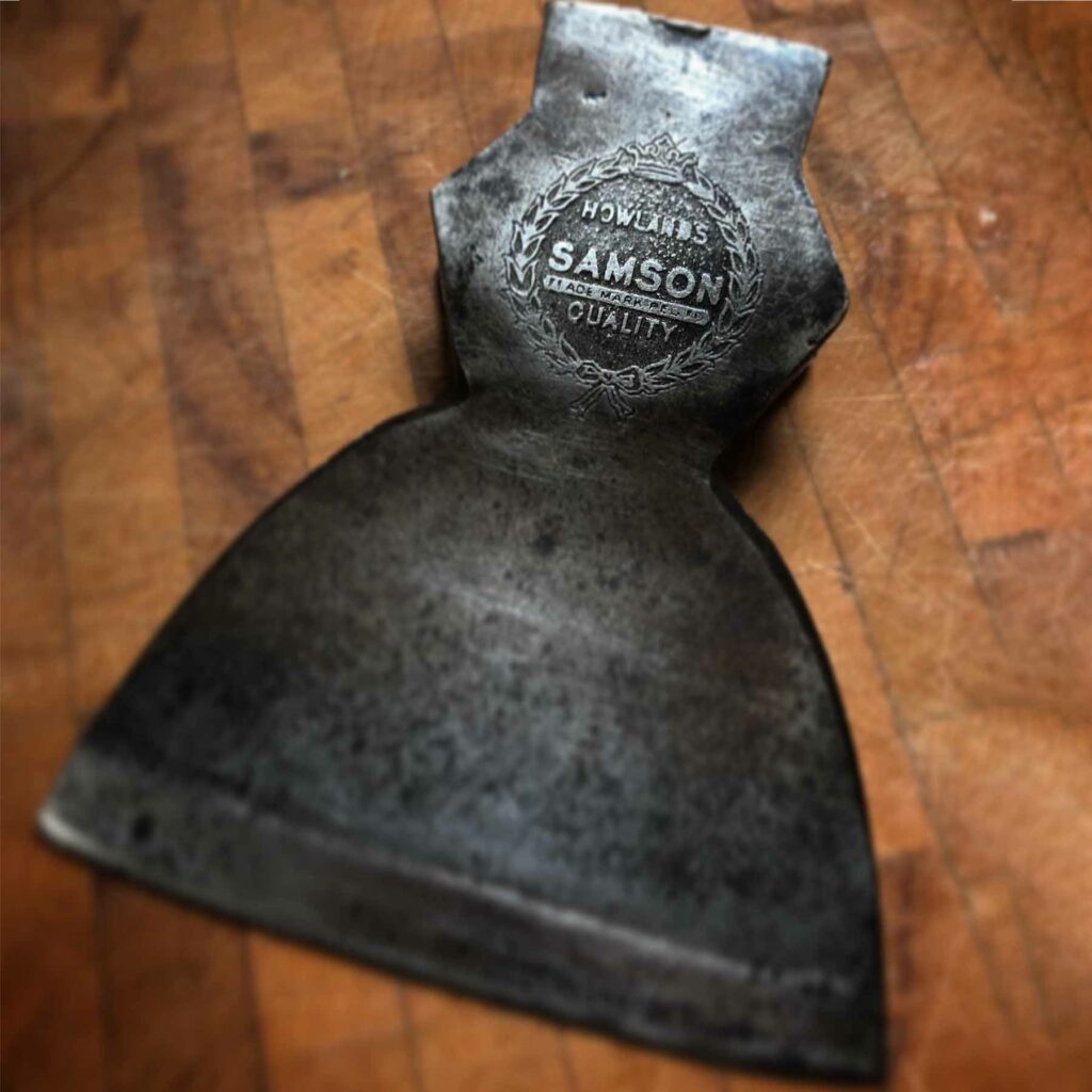 Howland Samson Etched Bench Axe
